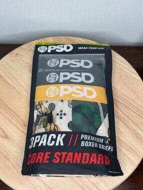 PSD 3 Pack Core Standard Premium Boxer Briefs Men's Large Warface Prestige NEW
